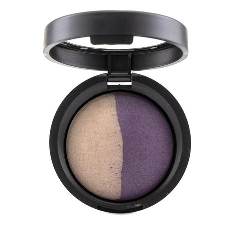 Baked Color Intense Shadow Duo - # Slate/plum - 7.5g/0.26oz