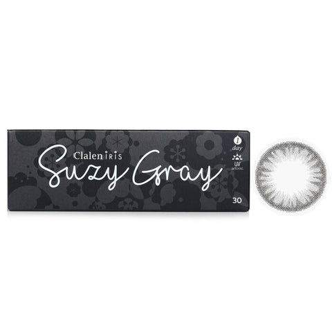 1 Day Iris Suzy Gray Color Contact Lenses - - 0.00 - 30pcs