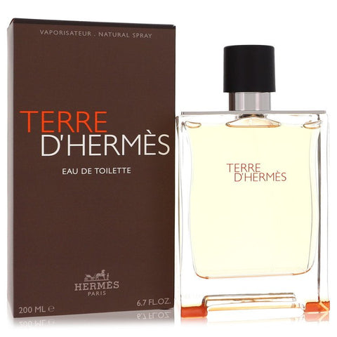 Terre D'hermes Eau De Toilette Spray By Hermes - 6.7 oz Eau De Toilette Spray