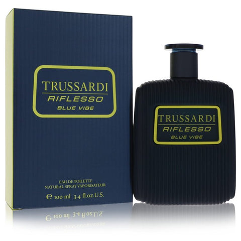 Trussardi Riflesso Blue Vibe by Trussardi - Eau De Toilette Spray 3.4 oz