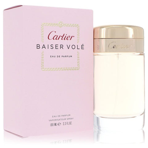 Baiser Vole Eau De Parfum Spray By Cartier - 3.4 oz Eau De Parfum Spray