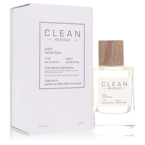 Clean Reserve Velvet Flora by Clean - Eau De Parfum Spray 3.4 oz