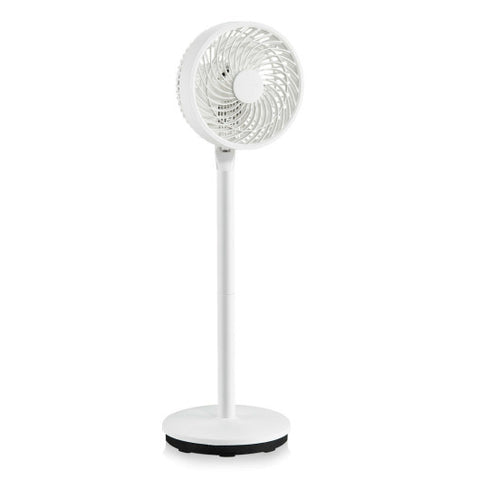 9 Inch Portable Oscillating Pedestal Floor Fan with Adjustable Heights and
