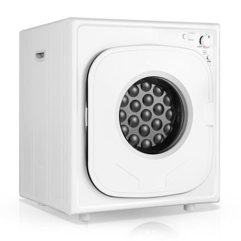 1500W Compact Laundry Dryer with Touch Panel-White 1500W Compact Laundry