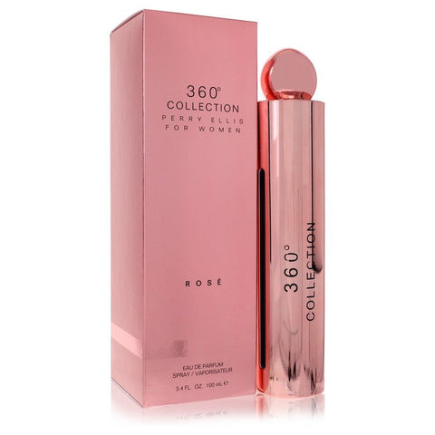 Perry Ellis 360 Collection Rose Eau De Parfum Spray By Perry Ellis - 3.4 oz Eau De Parfum Spray