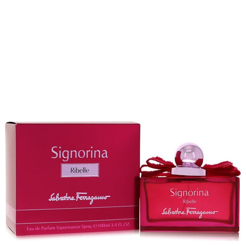 Signorina Ribelle Eau De Parfum Spray By Salvatore Ferragamo - 3.4 oz Eau De Parfum Spray