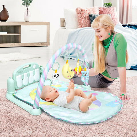 3-in-1 Baby Gym Piano Music and Lights Fun Play Mat 3-in-1 Baby Gym Piano