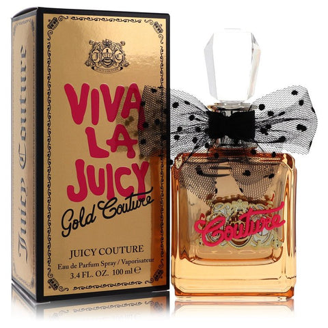 Viva La Juicy Gold Couture by Juicy Couture - Eau De Parfum Spray 3.4 oz